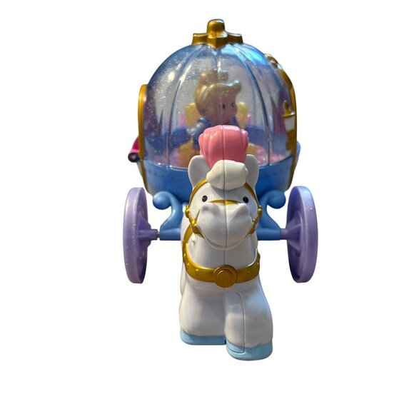 Fisher-Price Little People Princess Horse-Drawn Carriage Toy With Cinderella Fig - Picture 2 of 3